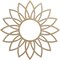 Ekena Millwork Daisy Wood Fretwork Pierced Ceiling Medallion, Birch, 16"OD x 5 5/8"ID x 3/8"T CMWP16X16X0375DABI - alternate 1